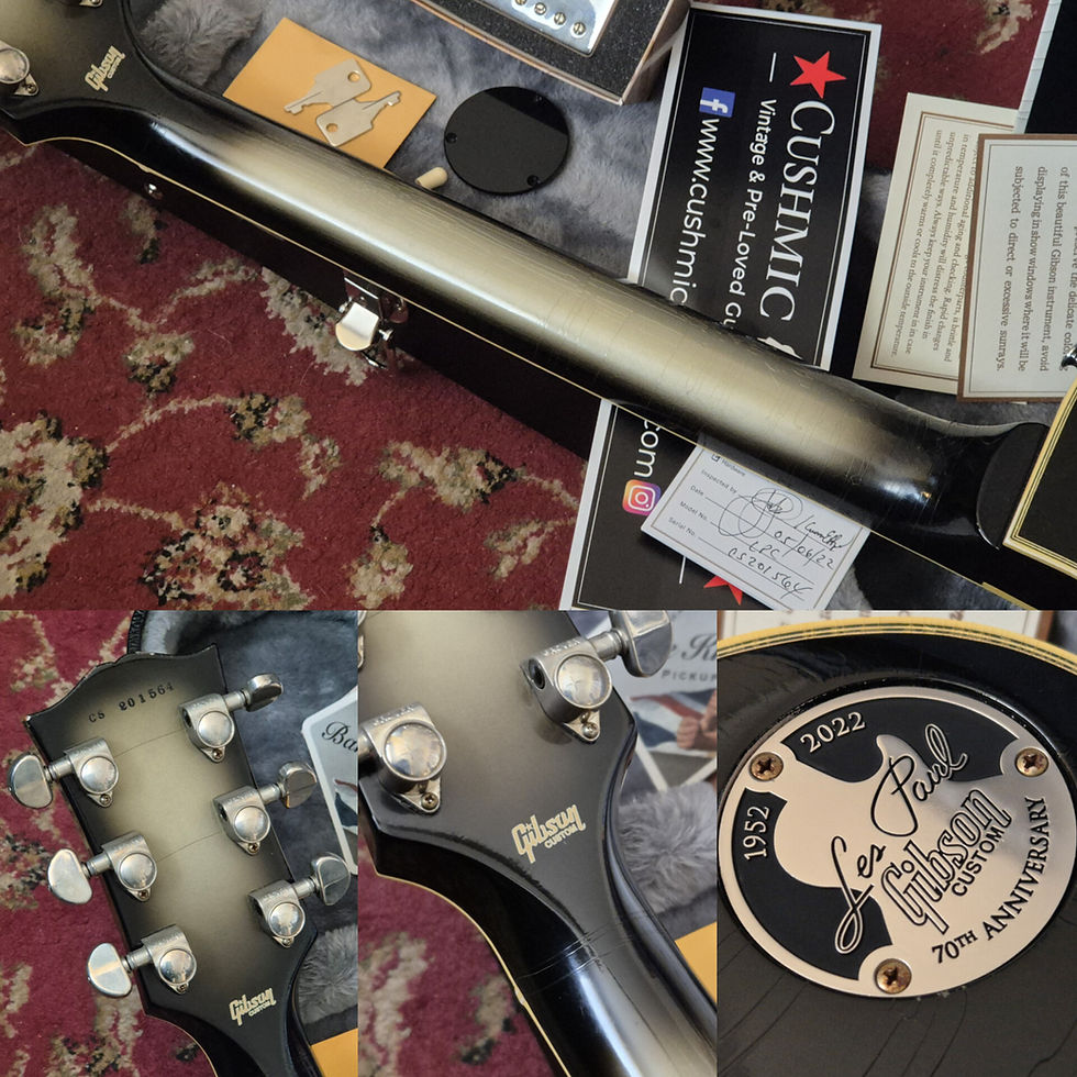 Thumbnail: ☆SOLD☆ Gibson Custom Murphy Lab M2M Les Paul Custom Light Aged Silverburst 2022