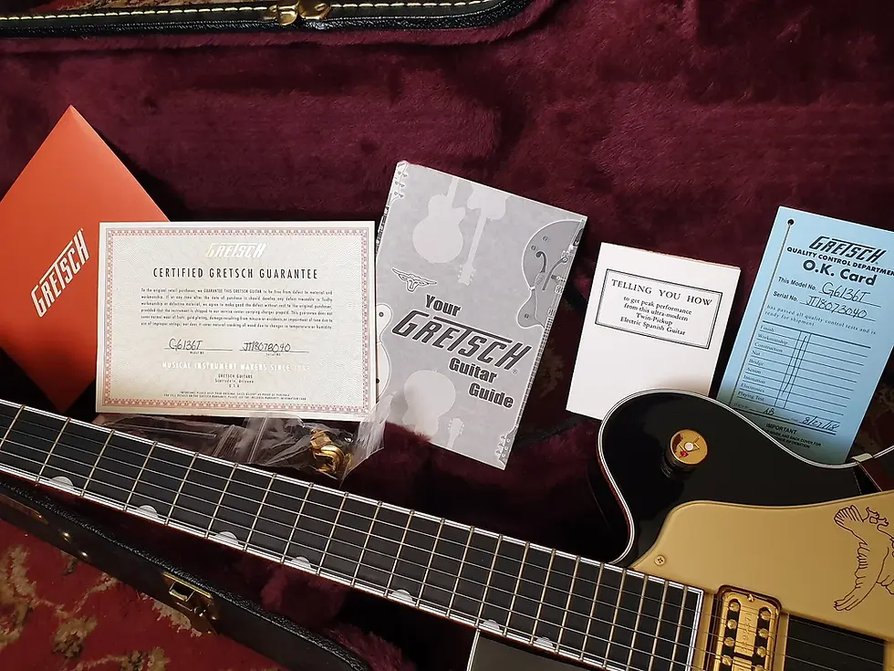 Thumbnail: ☆SOLD☆ Gretsch G6136T-BLK Players Edition Black Falcon 2018