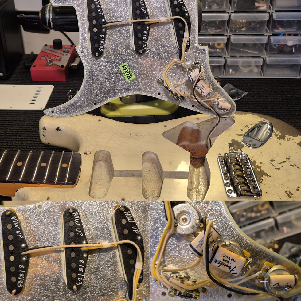Thumbnail: ☆SOLD☆ Fender Custom Shop LTD 59 Strat Super Heavy Relic Vint Wht/Choc 3TSB 2023