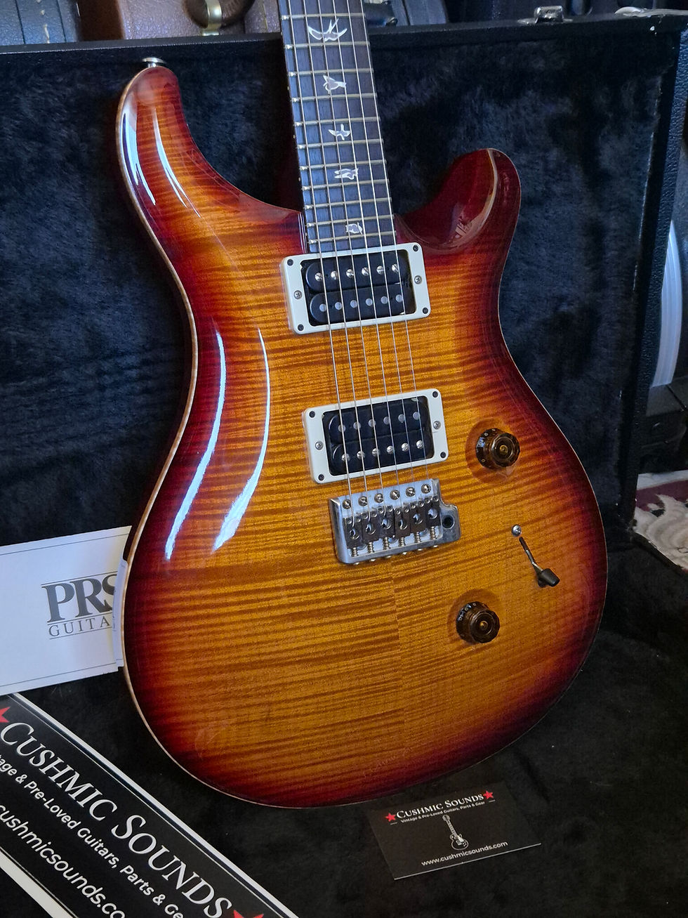 Thumbnail: PRS Custom 24 10-Top Dark Cherry Sunburst 2011