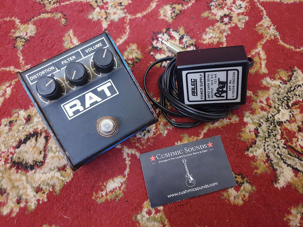 Thumbnail: ☆SOLD☆ ProCo RAT (Flat Box) Distortion 1988 - John Meyer Collection