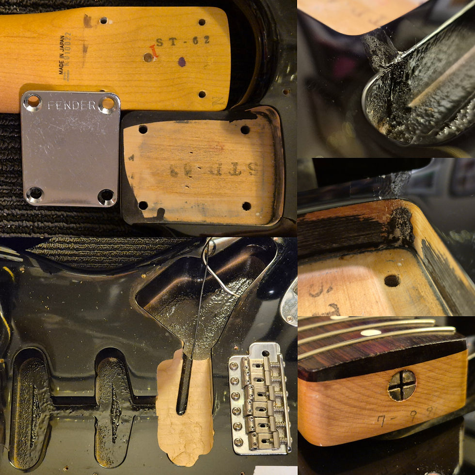 Thumbnail: ☆SOLD☆ Fender Stratocaster MIJ 1962 Reissue Kurt Cobain "Vandelism" Tribute 1991