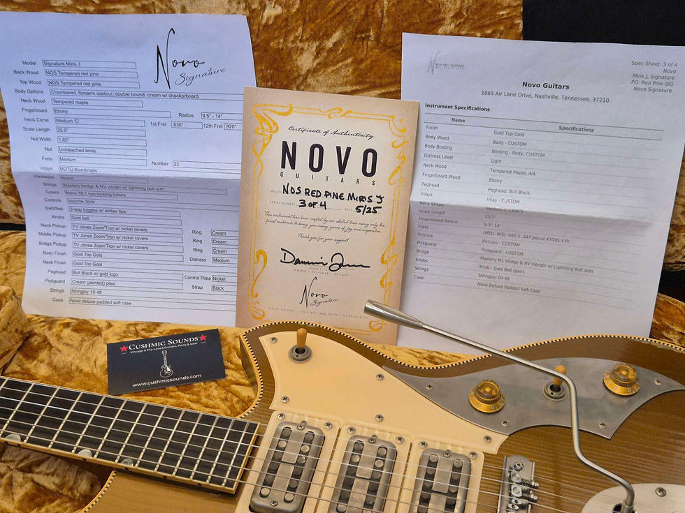 Thumbnail: Novo Miris J - Gold Top Gold Signature (3 of 4) Dealer Exclusive 2025