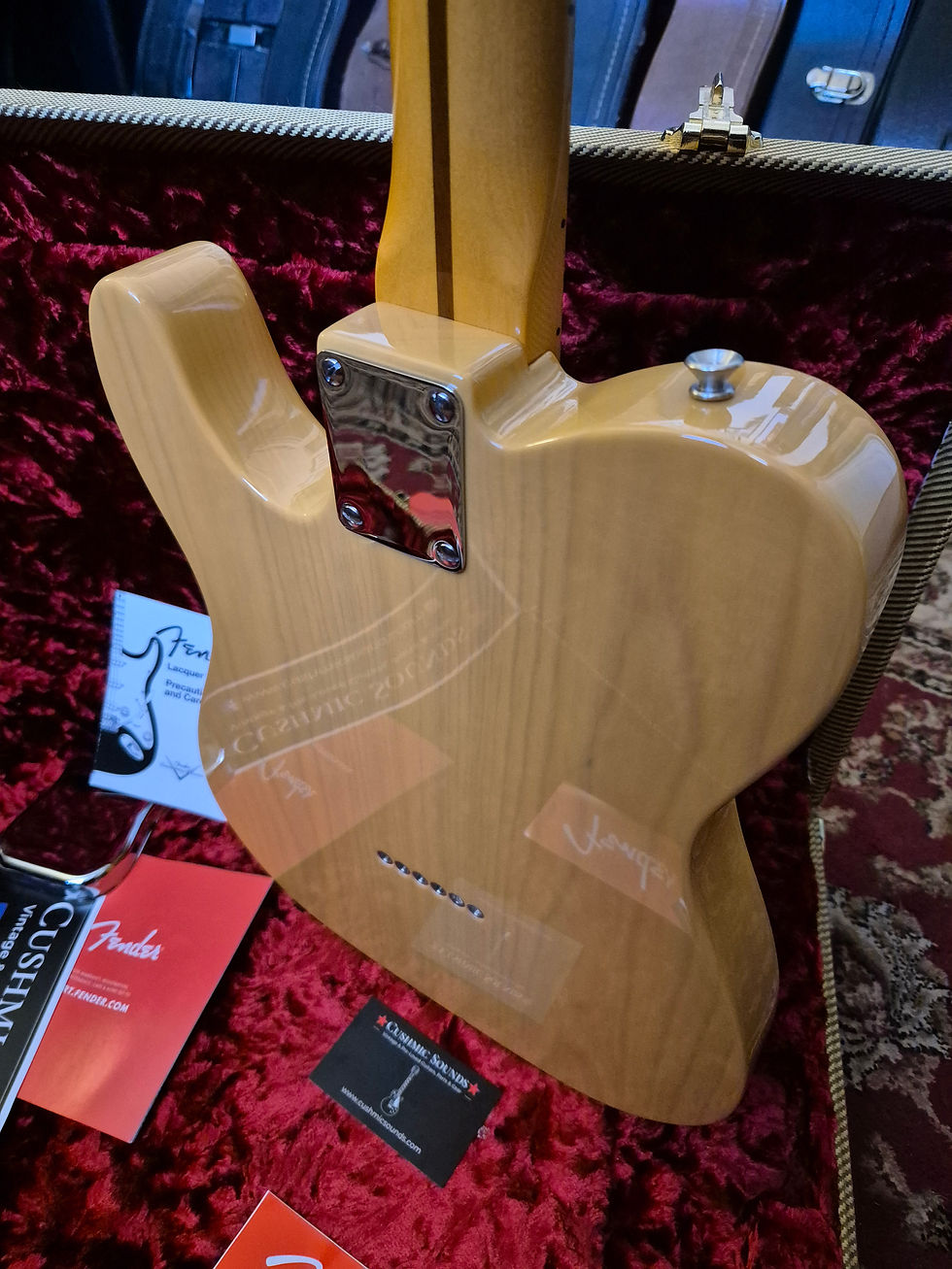Thumbnail: ☆SOLD☆ Fender AM Vin II 1951 Blackguard Telecaster Butterscotch Blonde 2024