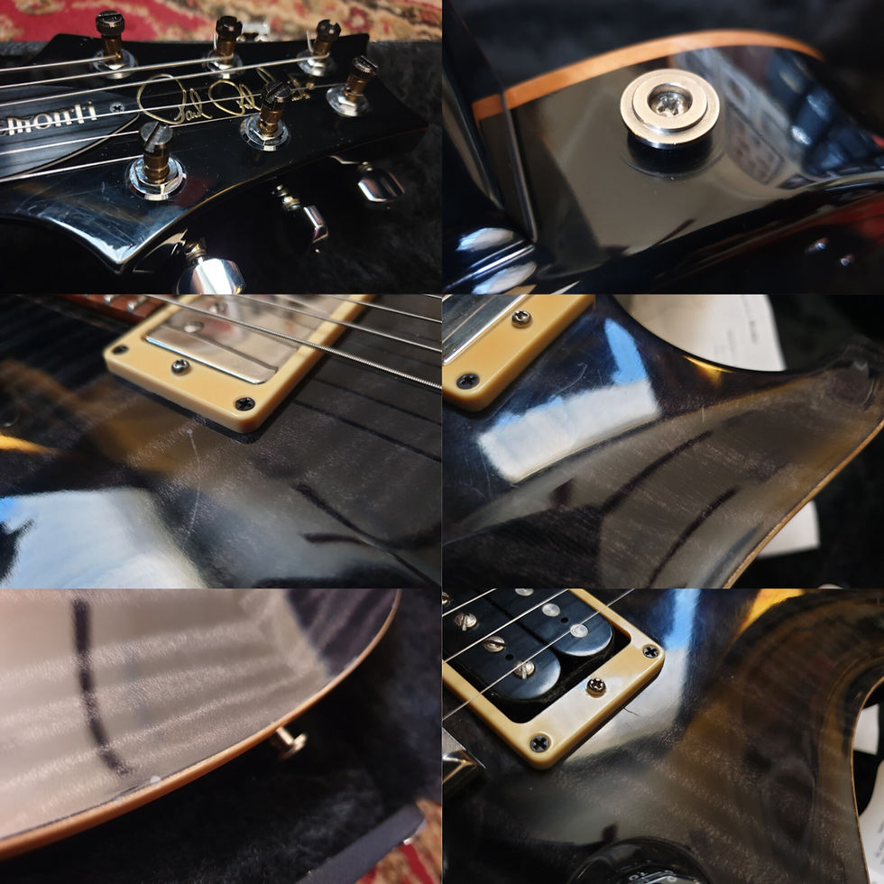 Thumbnail: ☆SOLD☆ PRS Mark Tremonti Signature Tremolo 10-Top Charcoal Burst 2009