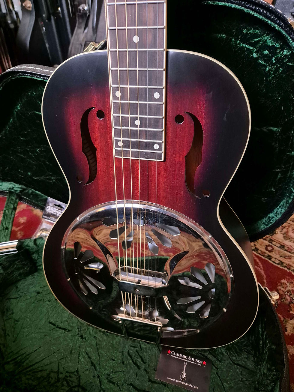 Thumbnail: ☆SOLD☆ Gretsch G9230 Bobtail Square-Neck "Spider Cone" Resonator 2013