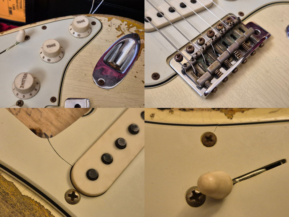 Thumbnail: ☆SOLD☆ Fender Custom Shop LTD 59 Strat Super Heavy Relic White/Choc 3TSB 2022