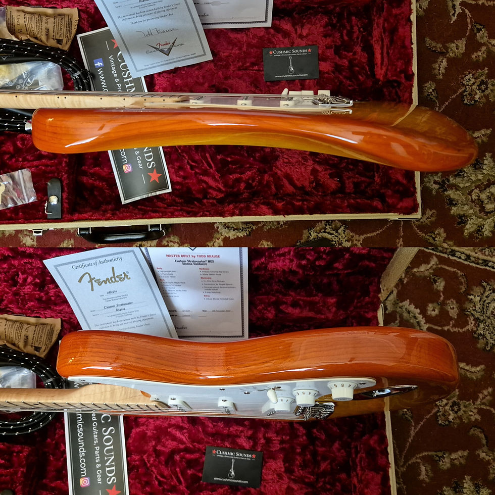 Thumbnail: ☆SOLD☆ Fender Master Built 'Todd Krause' Custom Stratocaster NOS Sienna SB 2013