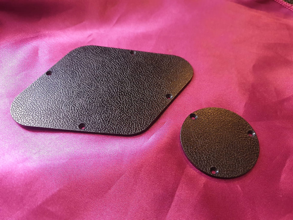 ☆SOLD☆ Gibson Back/Control Plates Black