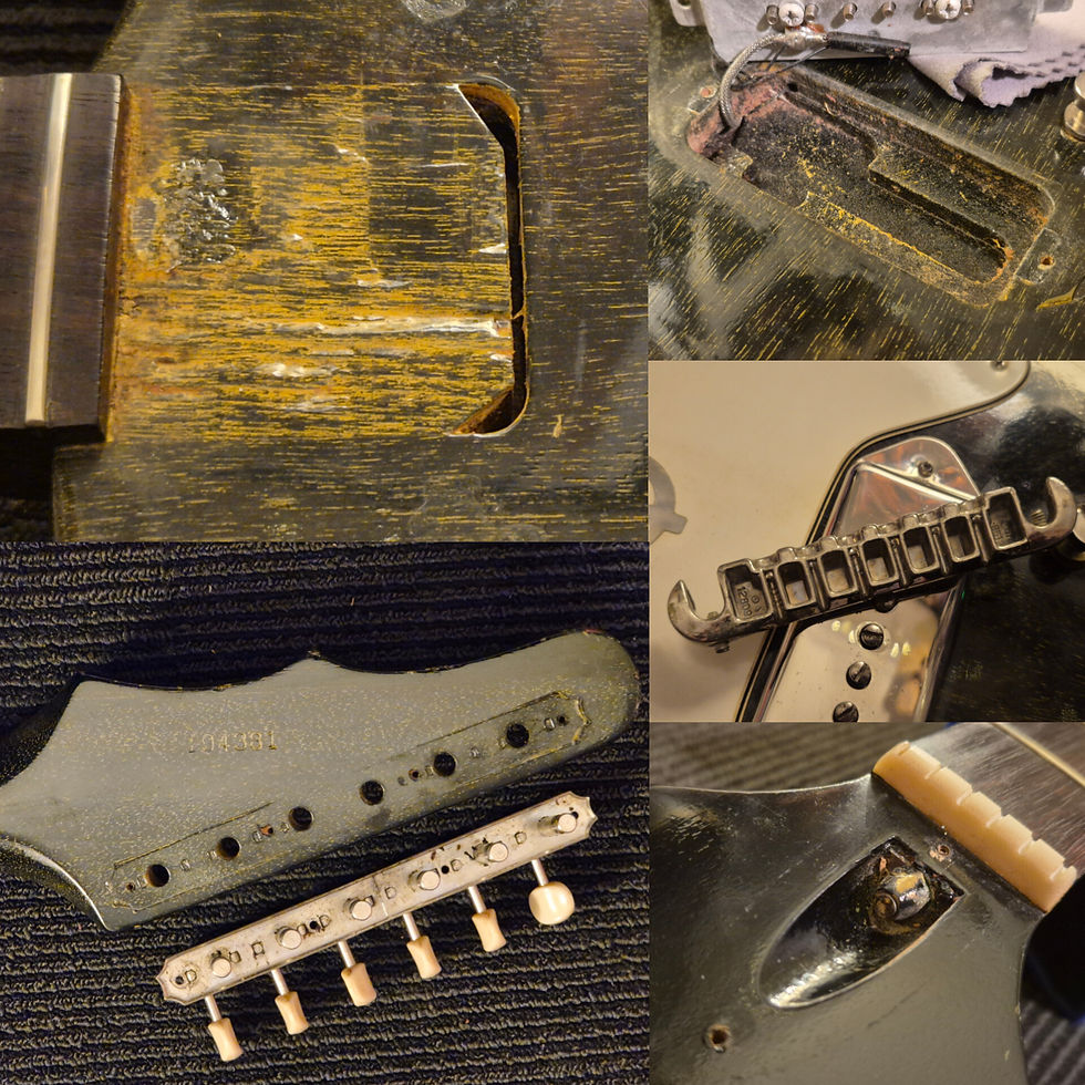 Thumbnail: Epiphone Coronet "Silver Fox" 1964