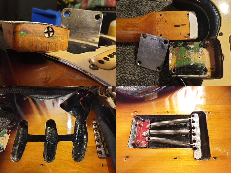 Thumbnail: ☆SOLD☆ Fender Stratocaster 1965 - Old 2-Tone S/B Refin - John Meyer Collection