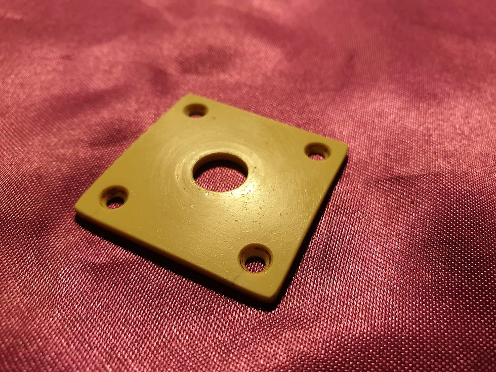 Thumbnail: ☆SOLD☆ Gibson Input Jack Plate 1979 Cream