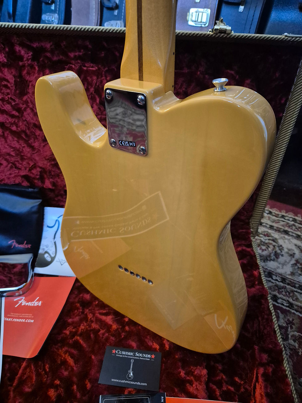 Thumbnail: Fender AM Vintage II 1951 Blackguard Telecaster Butterscotch Blonde 2024