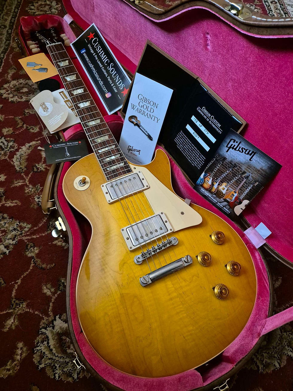 Thumbnail: Gibson Custom Shop 1958 Les Paul Standard Reissue VOS Lemon Burst 2021