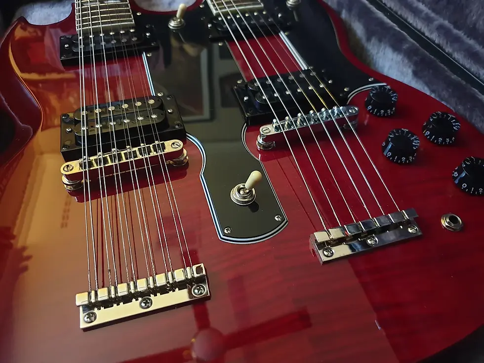Thumbnail: ☆SOLD☆ Epiphone G-1275 Custom Double Neck 2010