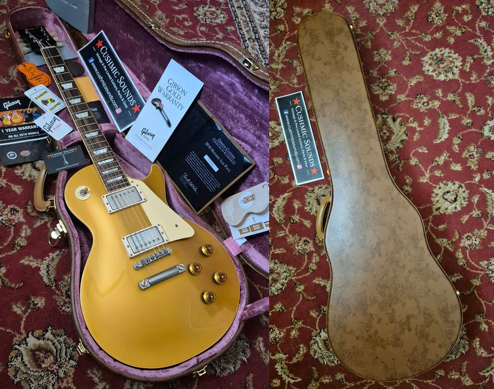 Thumbnail: Gibson Custom Shop 1957 Reissue Les Paul Goldtop Darkback VOS 2018