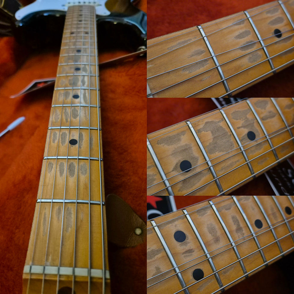 Thumbnail: Fender American Vintage 1957 Reissue Stratocaster 2-Tone Sunburst Fullerton 1982
