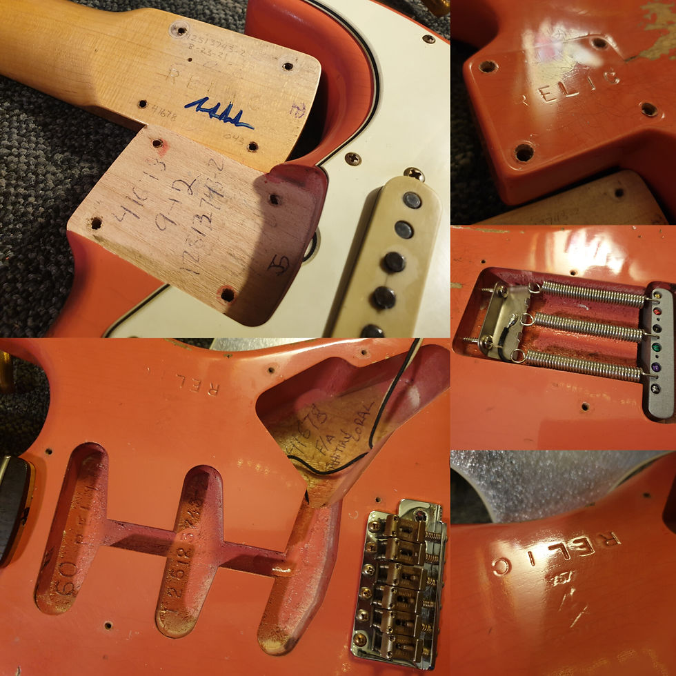 Thumbnail: ☆SOLD☆ Fender Custom Shop LTD 1960 Stratocaster Relic Tahitian Coral 2021
