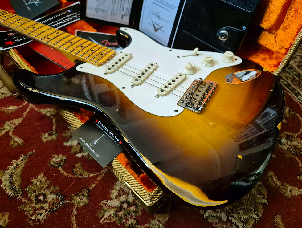 Thumbnail: ☆SOLD☆ Fender Custom Shop '57 Stratocaster Relic Wide-Fade 2 Color Sunburst 2020