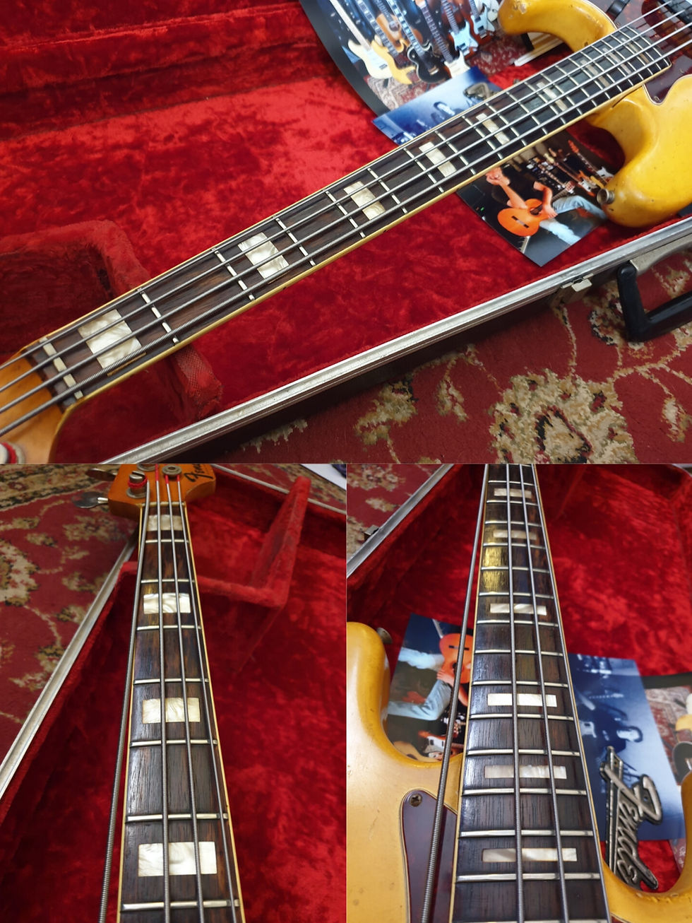 Thumbnail: ☆SOLD☆ Fender Jazz Bass Olympic White Vintage 1971 - John Meyer Collection