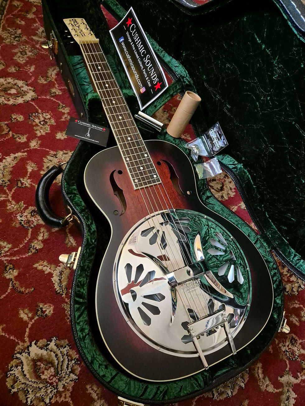 Thumbnail: ☆SOLD☆ Gretsch G9230 Bobtail Square-Neck "Spider Cone" Resonator 2013