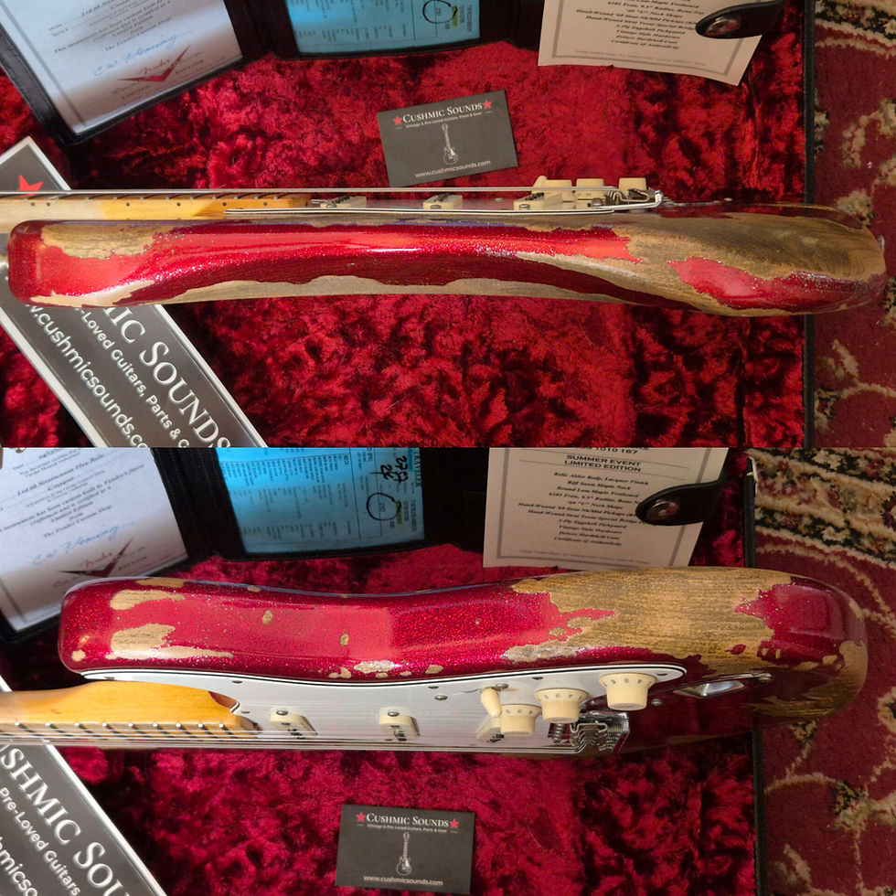 Thumbnail: Fender Custom Shop #38 Ltd '68 Stratocaster Heavy Relic Aged Red Sparkle 2018