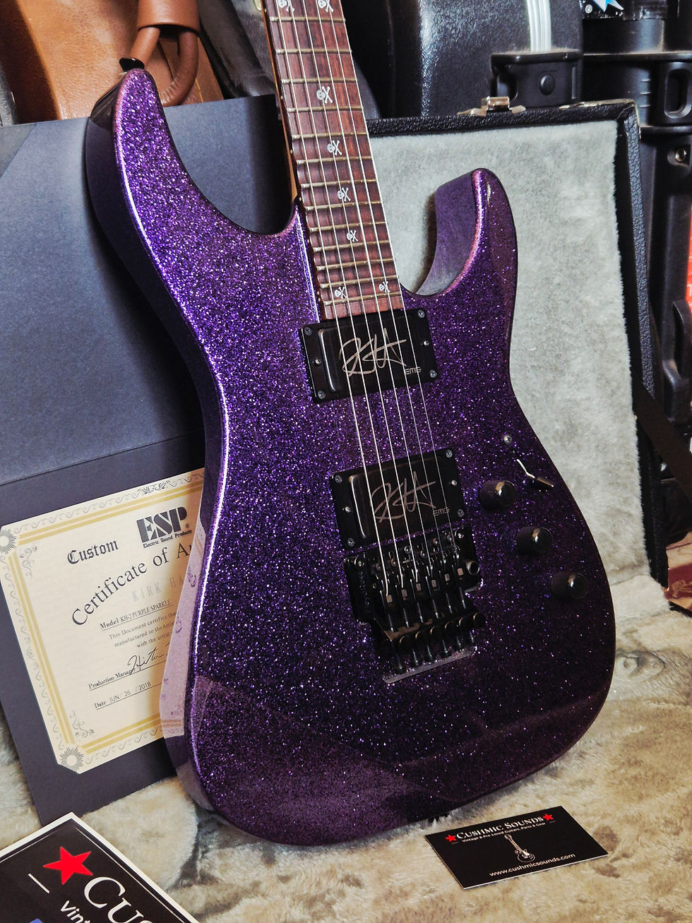 Thumbnail: ESP Custom Shop KH-2 Kirk Hammett Signature Purple Sparkle 2018