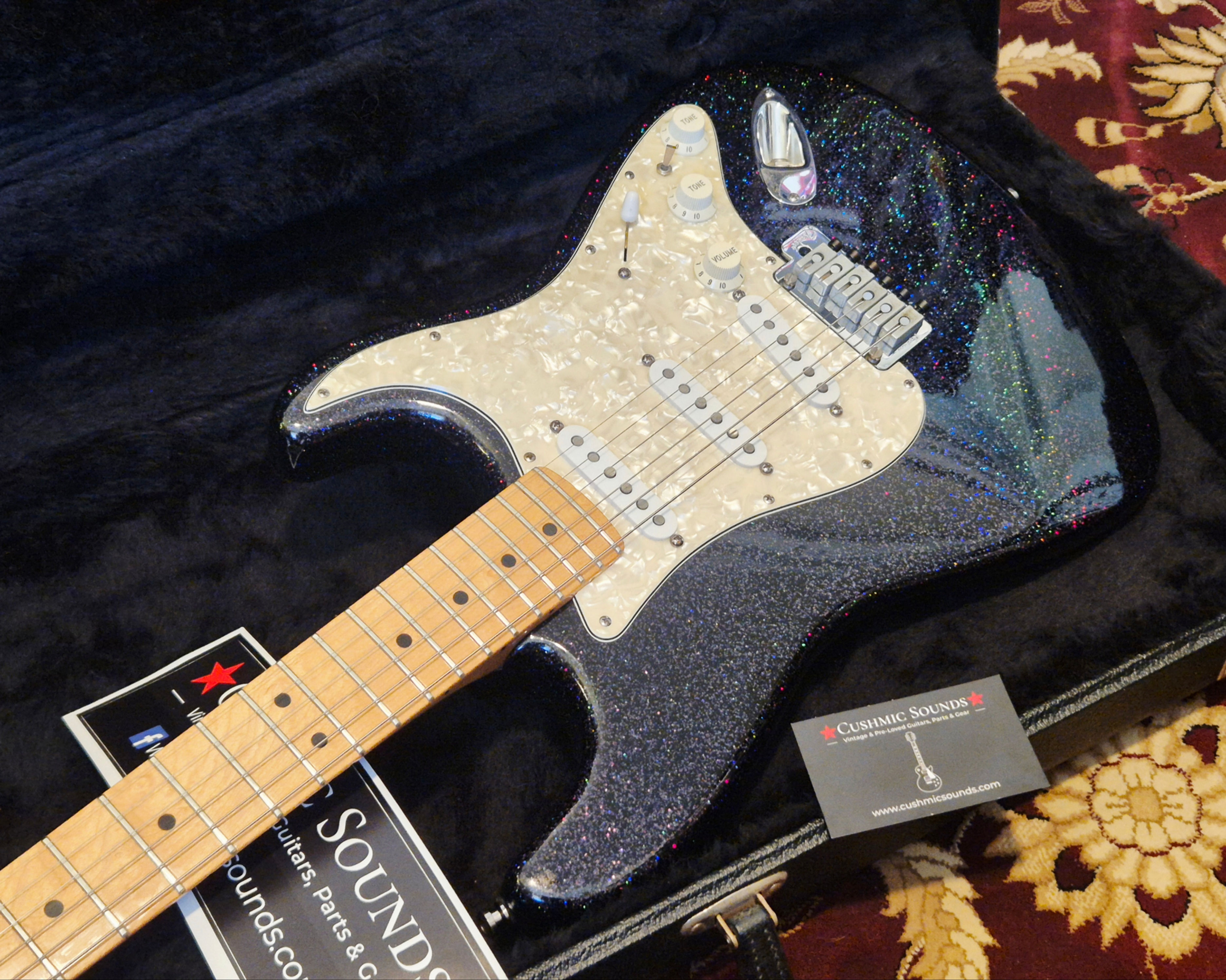 Fender Custom Shop American Classic Stratocaster Black Holoflake 1994