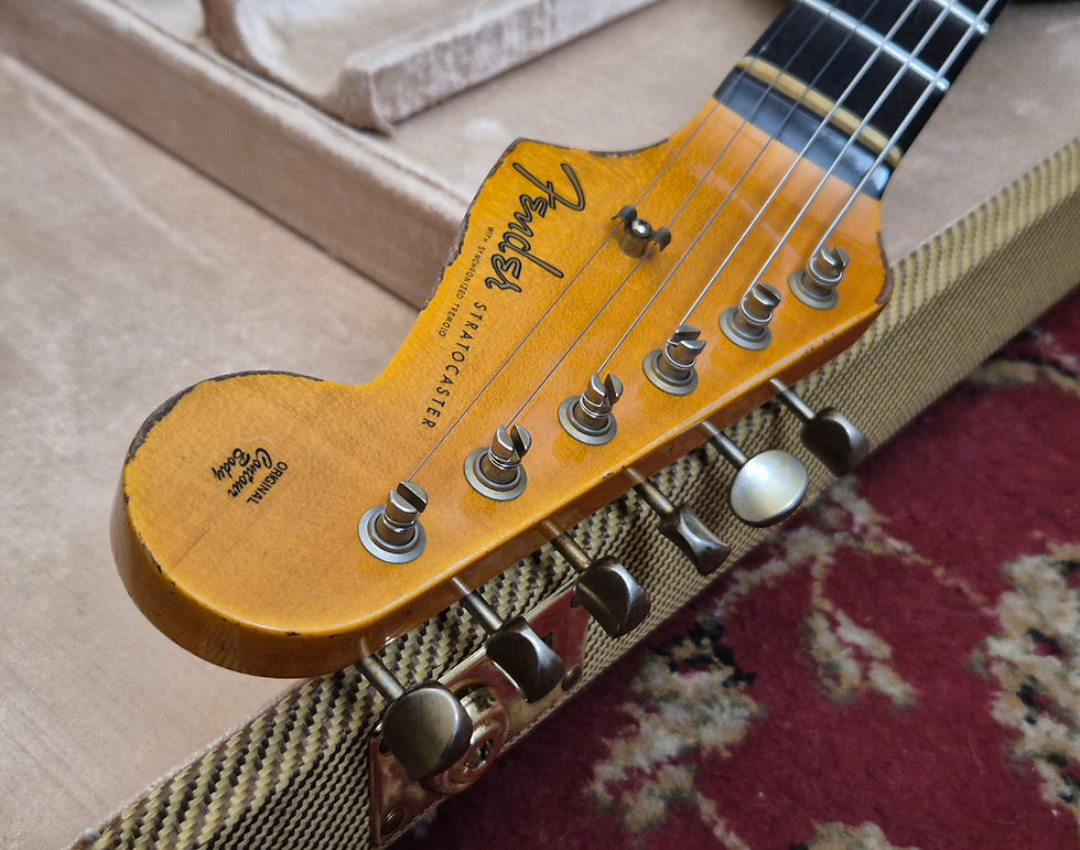 Thumbnail: ☆SOLD☆ Fender Custom Shop LTD 59 Strat Super Heavy Relic Vint Wht/Choc 3TSB 2023