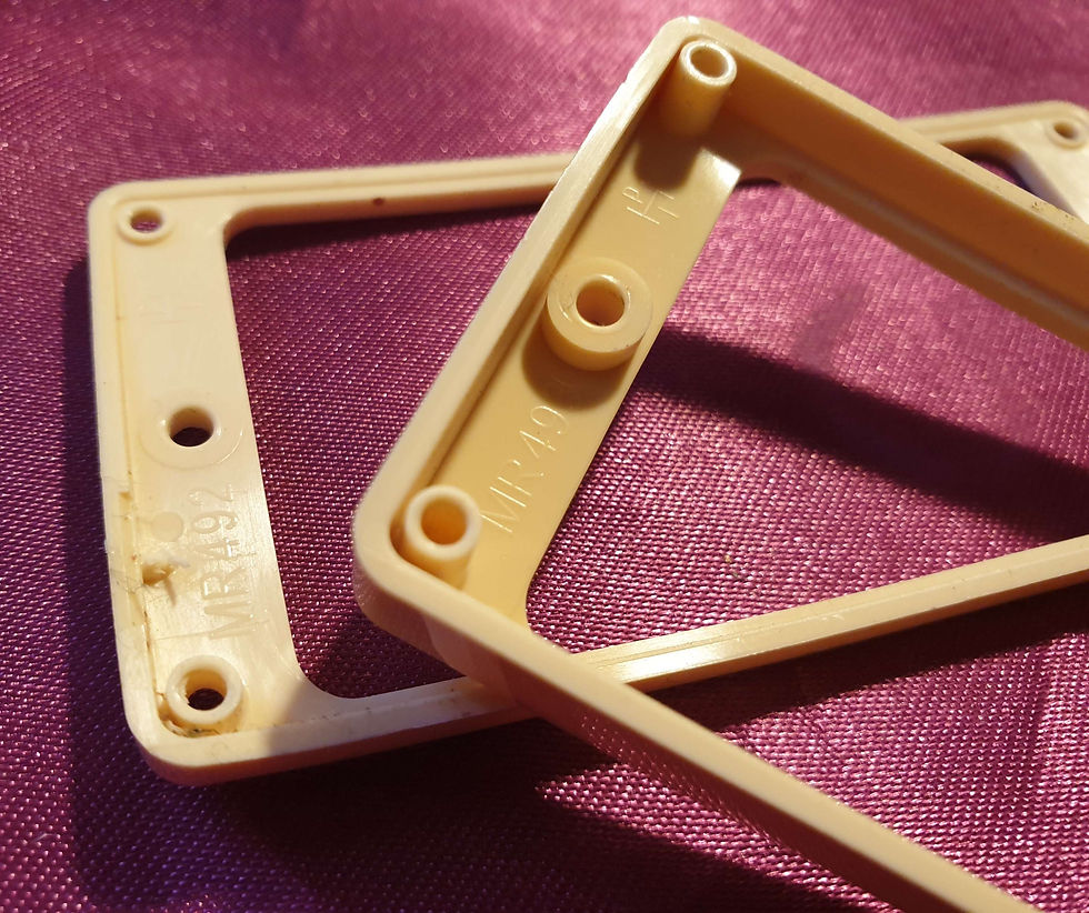 Thumbnail: ☆SOLD☆ Gibson M-69 Humbucker Mounting Rings 2012 - Cream