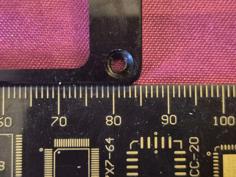 Thumbnail: Allparts Mounting Ring/Pickup Surround set Black