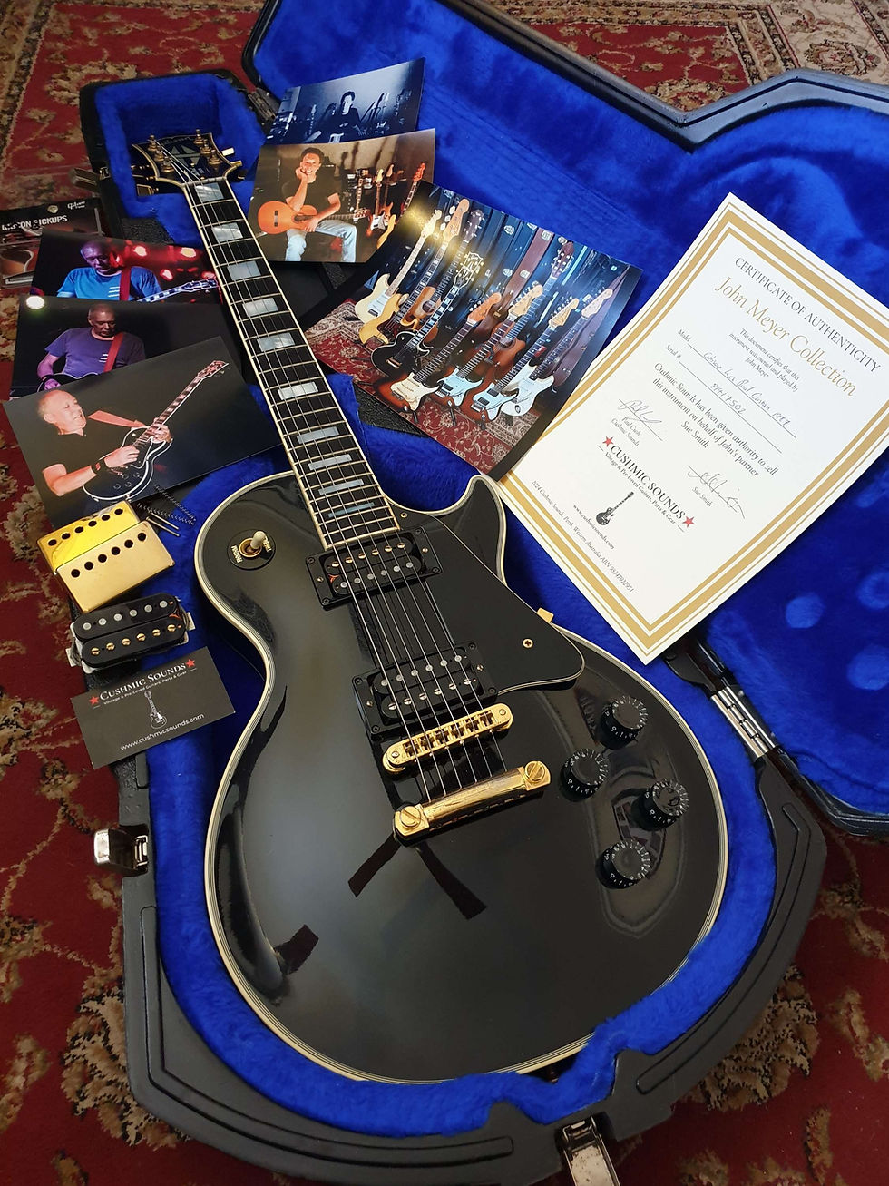Thumbnail: ☆SOLD☆ Gibson Les Paul Custom 1987 Ebony - John Meyer Collection