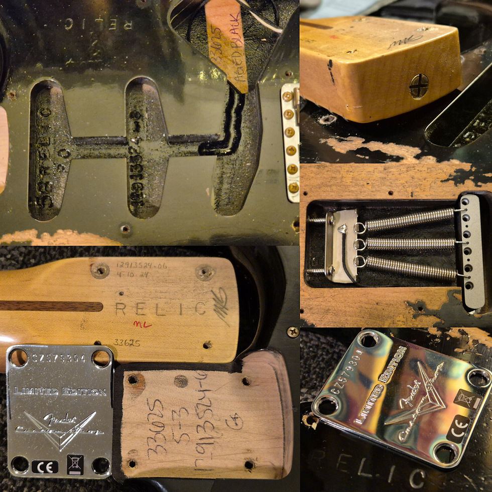 Thumbnail: ☆SOLD☆ Fender Custom Shop LTD Poblano Stratocaster Spr Hvy Relic Aged Black 2024