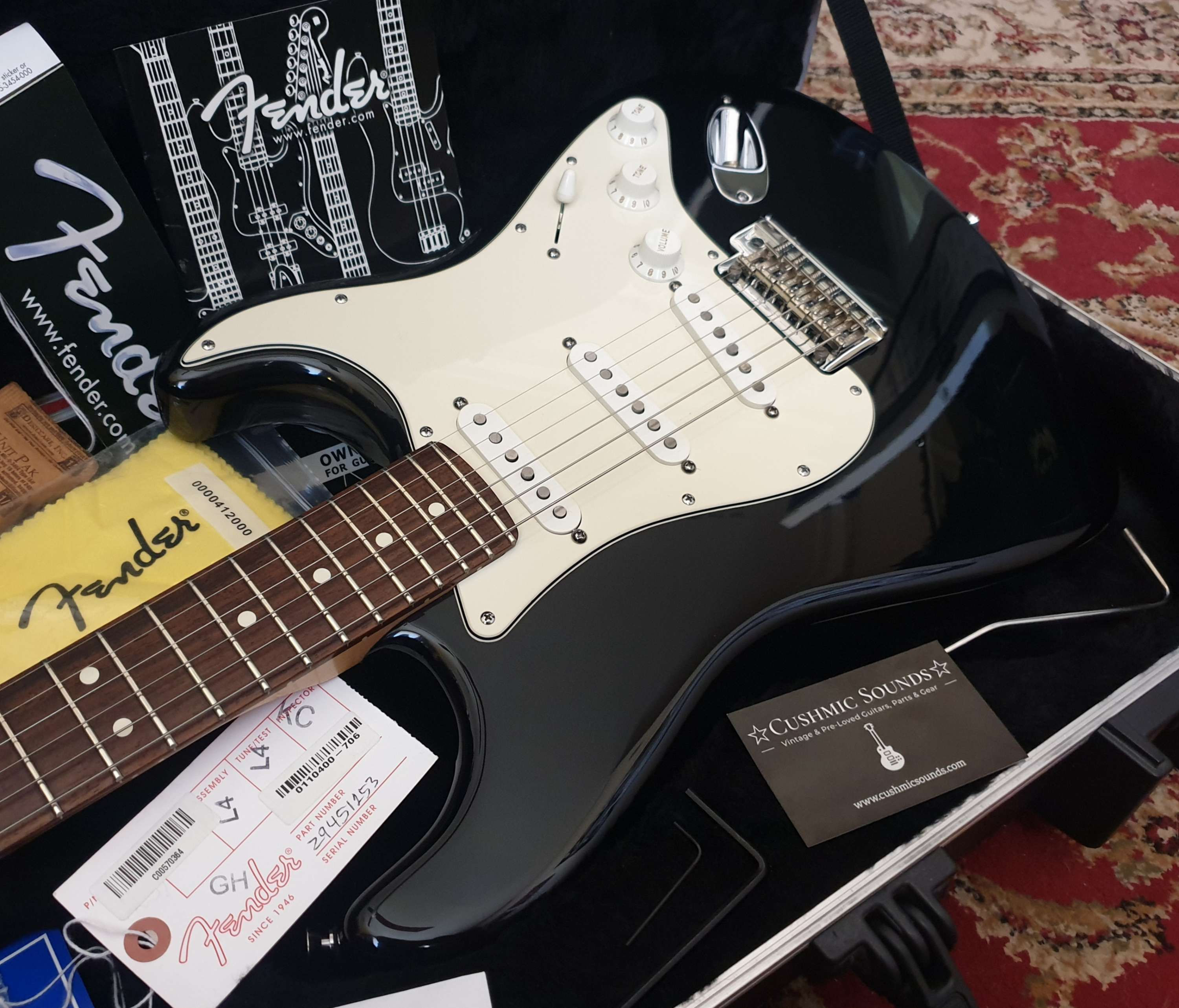 ☆SOLD☆ Fender American Standard Stratocaster 2009 Ebony