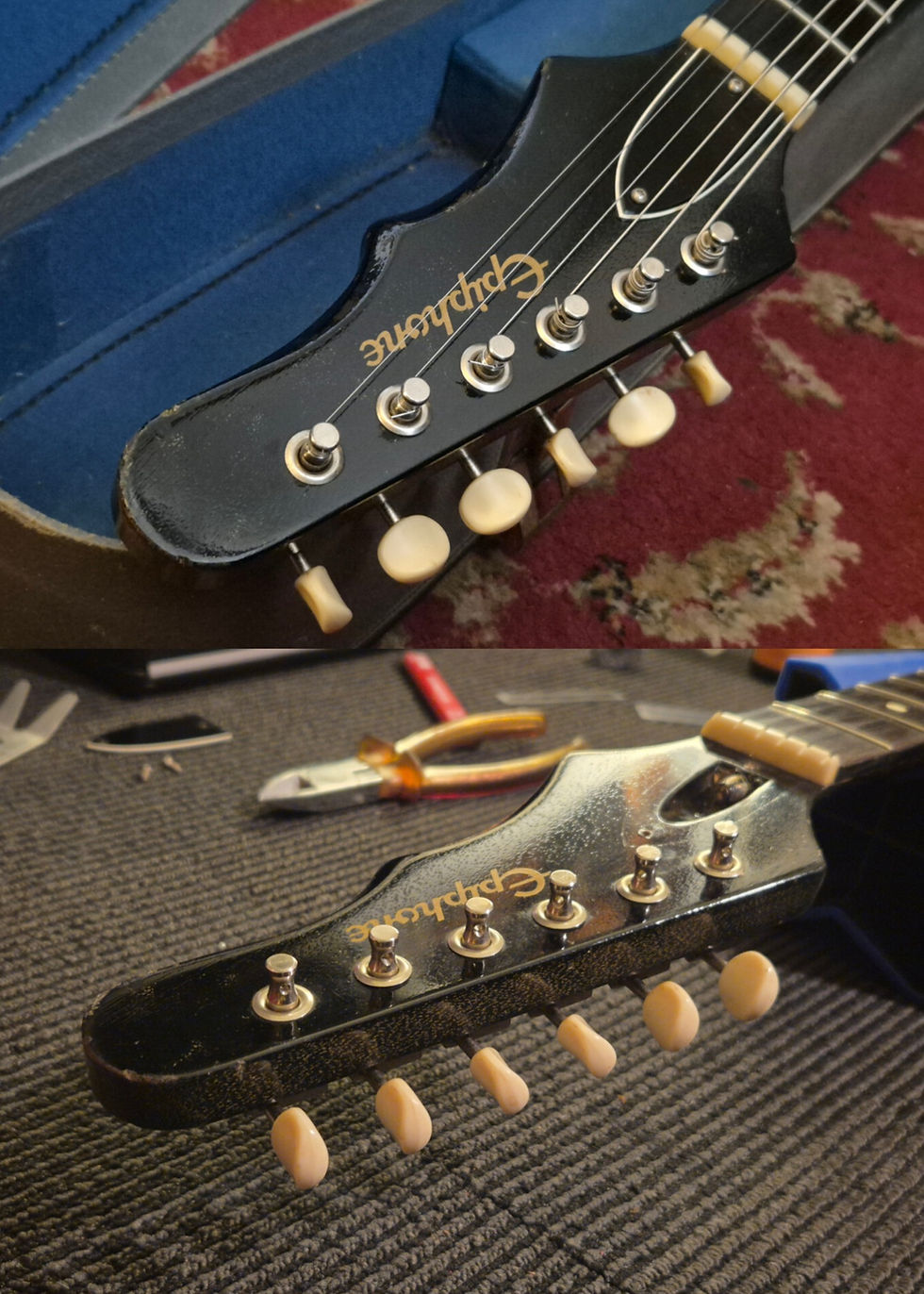 Thumbnail: Epiphone Coronet "Silver Fox" 1964