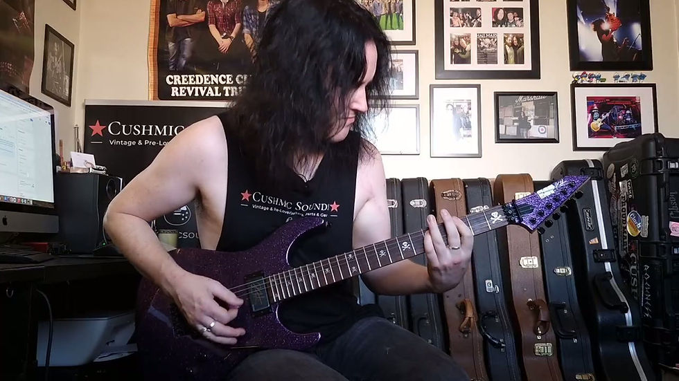 Thumbnail: ESP Custom Shop KH-2 Kirk Hammett Signature Purple Sparkle 2018