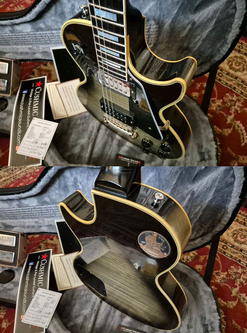 Thumbnail: ☆SOLD☆ Gibson Custom Murphy Lab M2M Les Paul Custom Light Aged Silverburst 2022