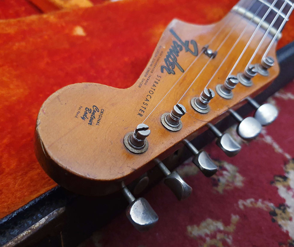 Thumbnail: ☆SOLD☆ Fender Stratocaster 1965 - Old 2-Tone S/B Refin - John Meyer Collection