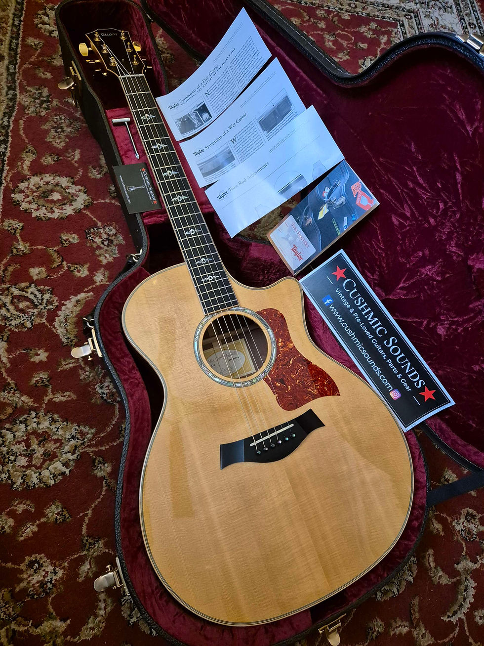 Thumbnail: ☆SOLD☆ Taylor 814ce-LTD Fall Limited Edition "Fiddleback" Walnut B&S 2007