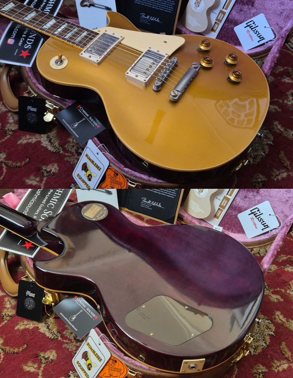 Thumbnail: Gibson Custom Shop 1957 Reissue Les Paul Goldtop Darkback VOS 2018