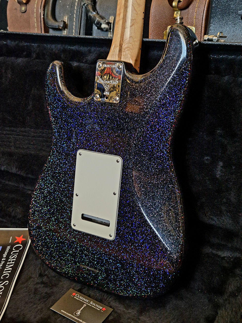 Thumbnail: Fender Custom Shop American Classic Stratocaster Black Holoflake 1994