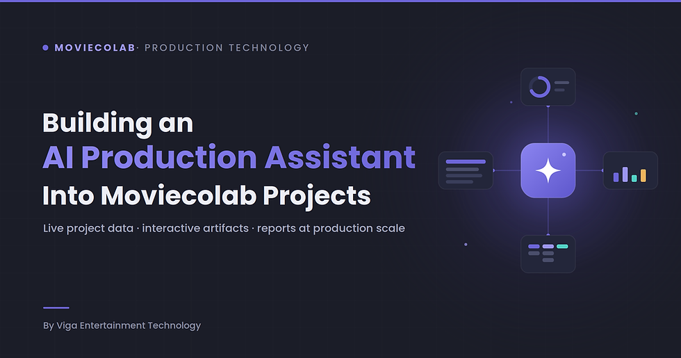 Building an AI Production Assistant Into Moviecolab Projects — What It Actually Took