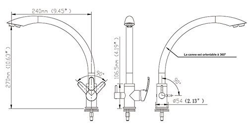 Miniature : Robinet 3 voies mitigeur EVERGLADES – PARK®