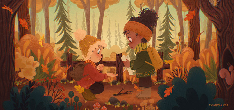 autumn explorers adventurers cdq character design quarterly