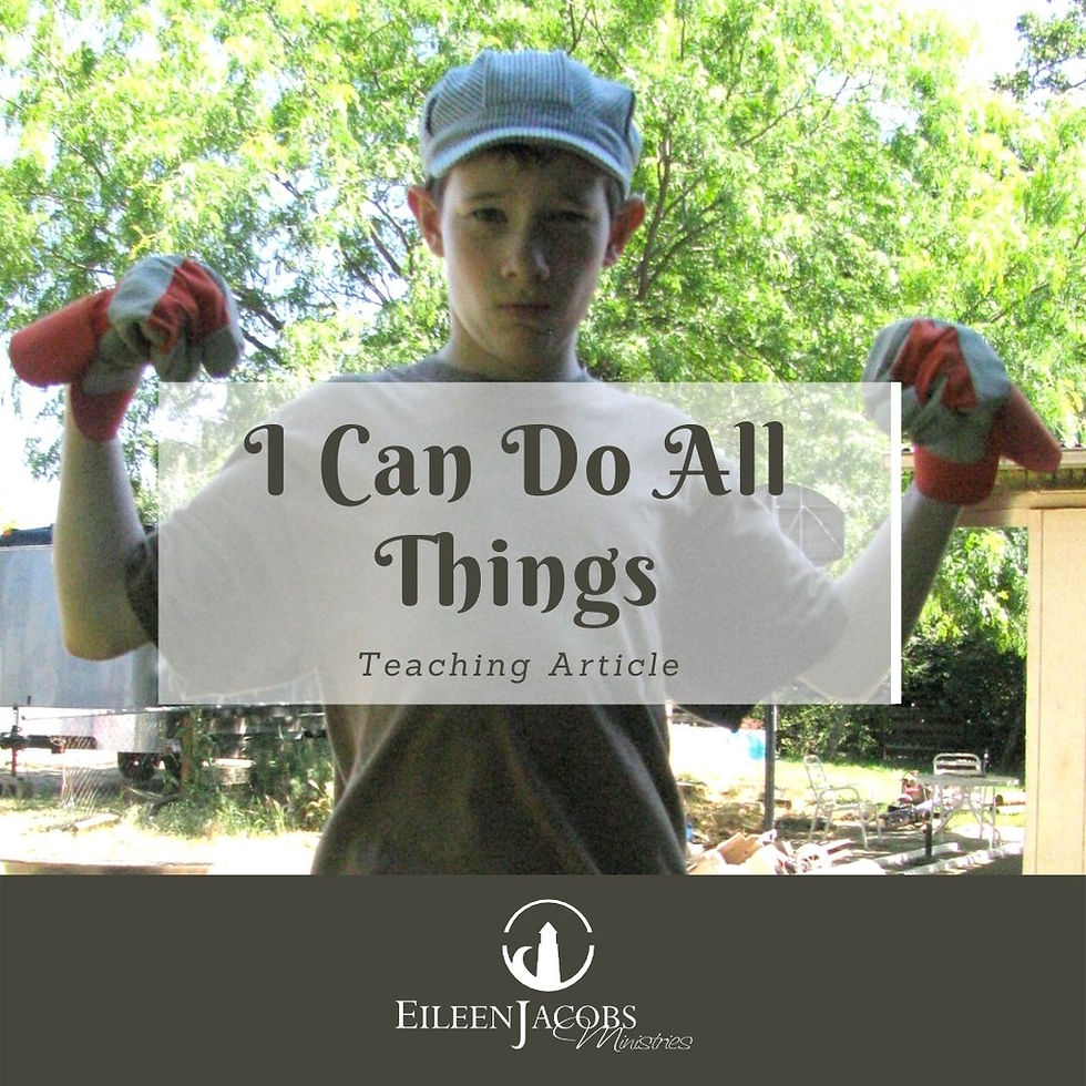 I Can Do All Things