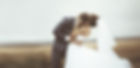 Wedding couple kissing