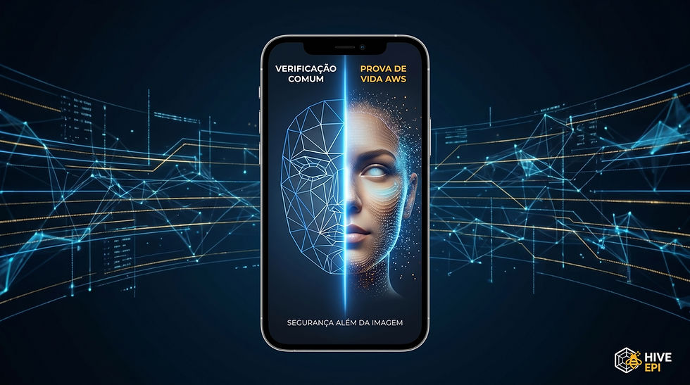 Biometria Facial Comum vs. AWS Rekognition Face Liveness