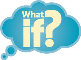 What if Question in thought bubble