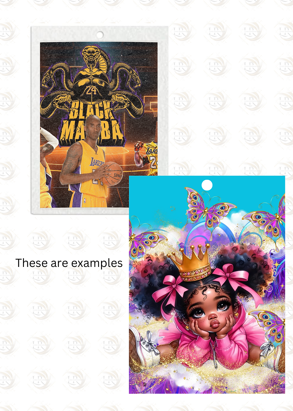 Thumbnail: Custom Sublimation Car Air Fresheners Pack of 2 