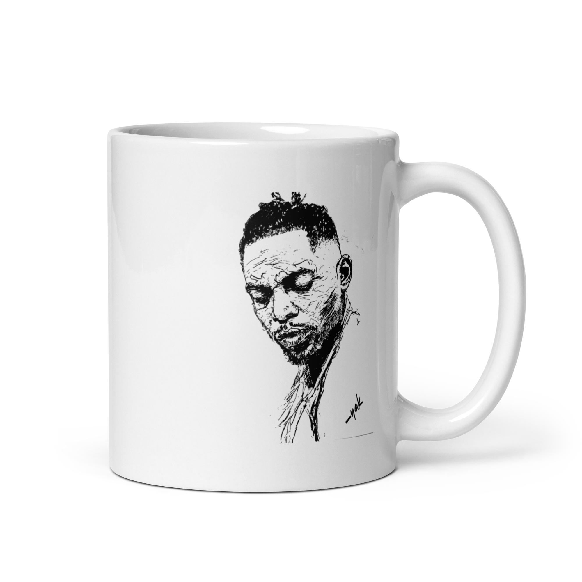 White Glossy Mug
